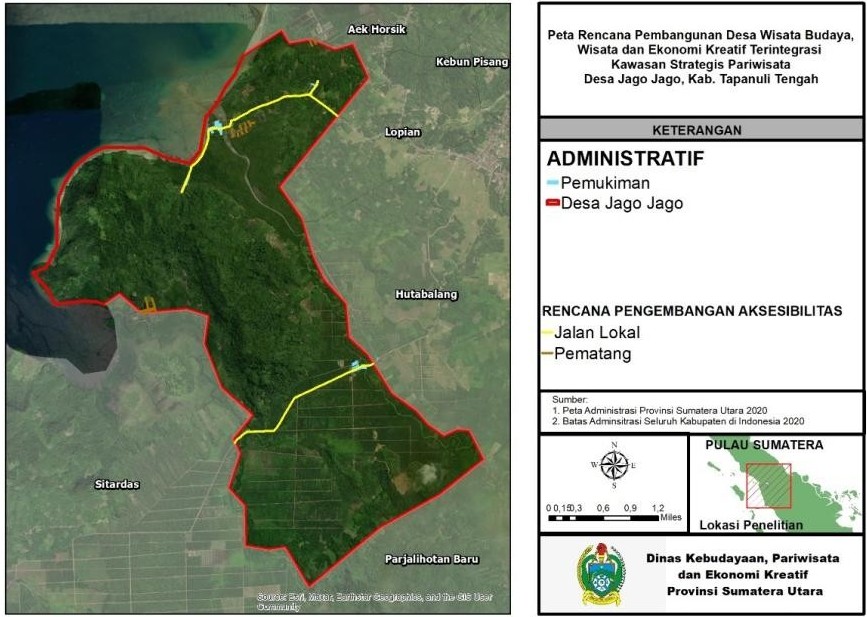 Peta Rencana Strategis Pariwisata Desa Perkebunan Bukit Lawang